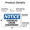 Signmission Safety Culture Sign, 24 in Width, Plastic, Rectangle OS-2PACK-NS-P-1824-L-16307 - alternate 2